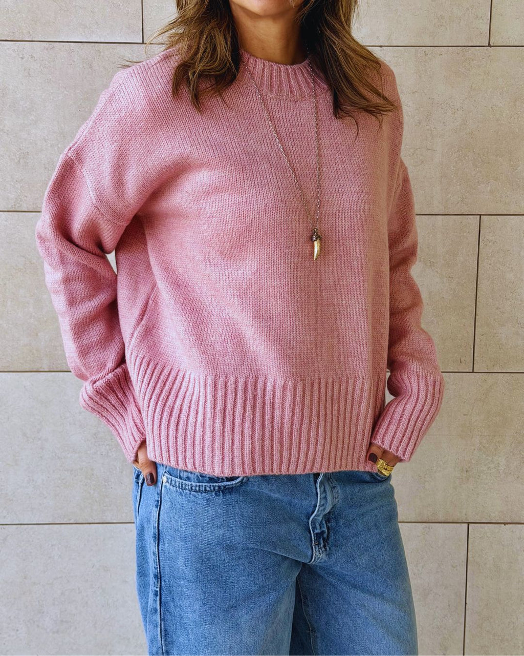 Baby Pink Soft Cozy Pullover