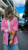 Dark Pink All Lined Up Shirt