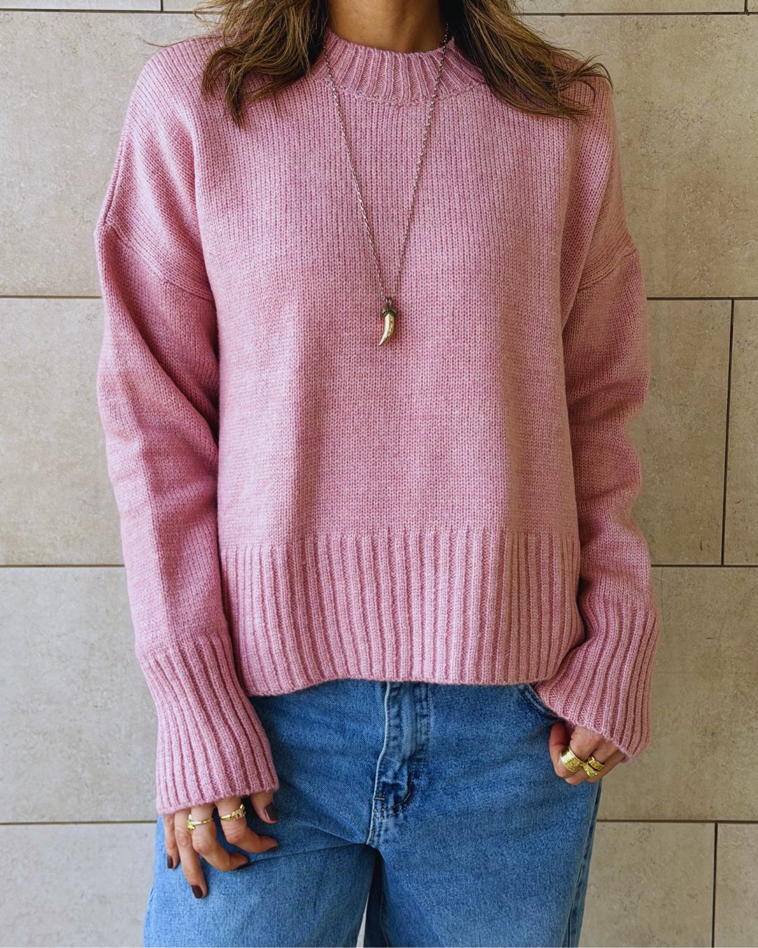 Baby Pink Soft Cozy Pullover