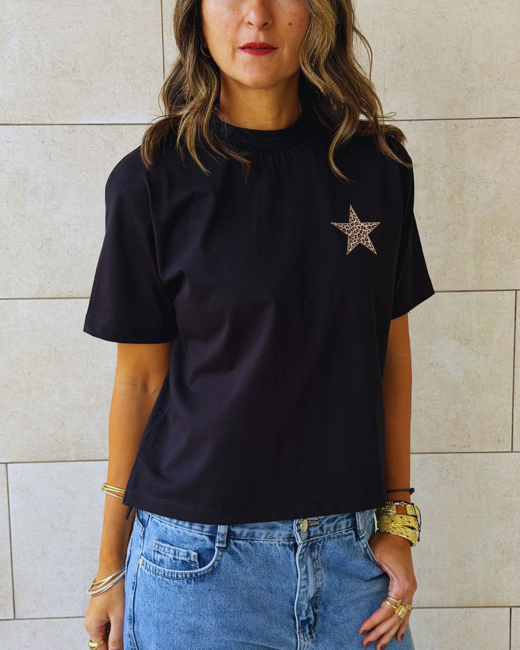 Leopard Star T-Shirt