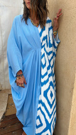 Blue Double Fun Kaftan