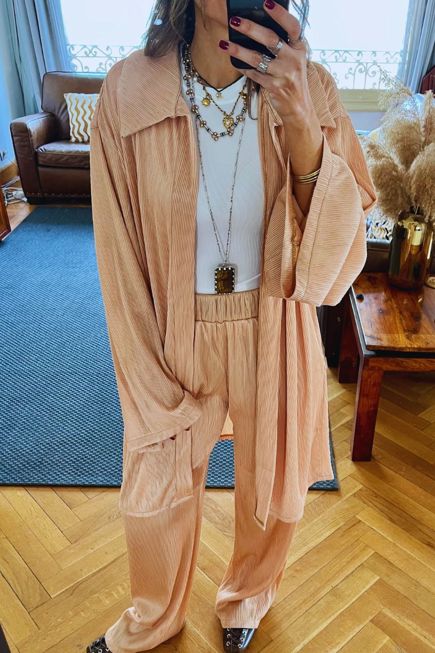 Beige Day-to-Night Set