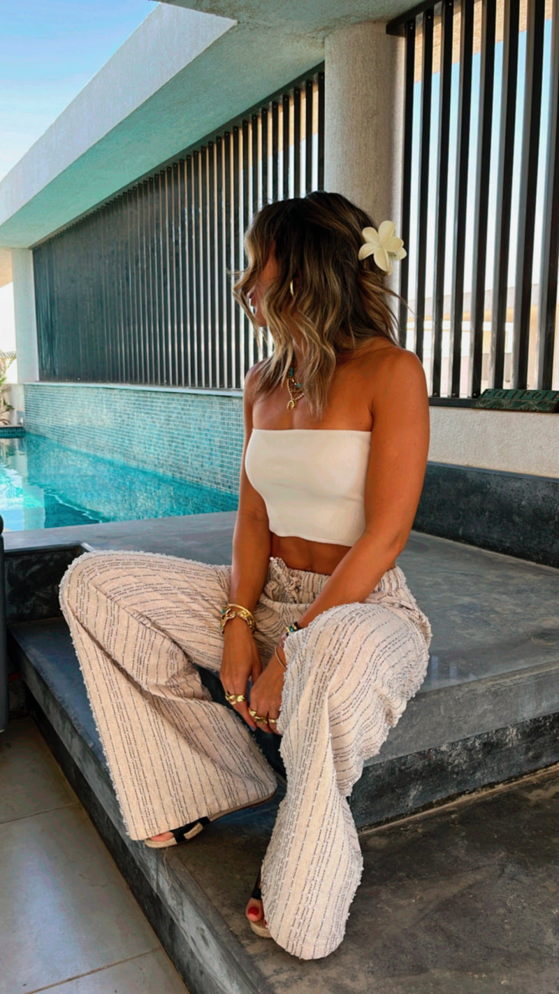 Beige Tangier Pants