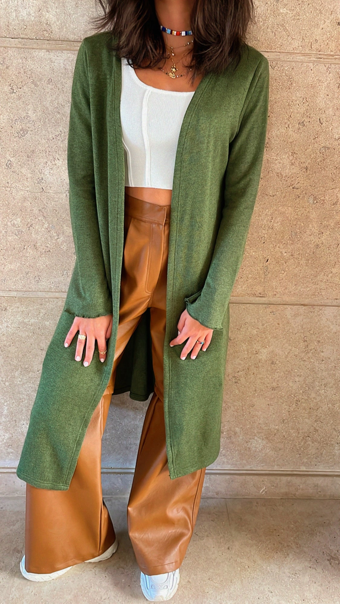Olive Butter Soft Cardigan