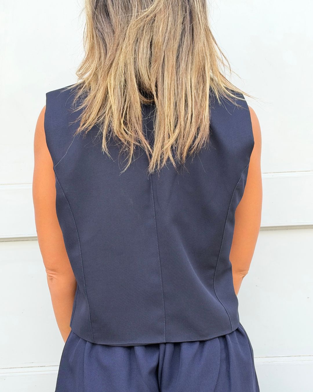 Navy Main Office Vest
