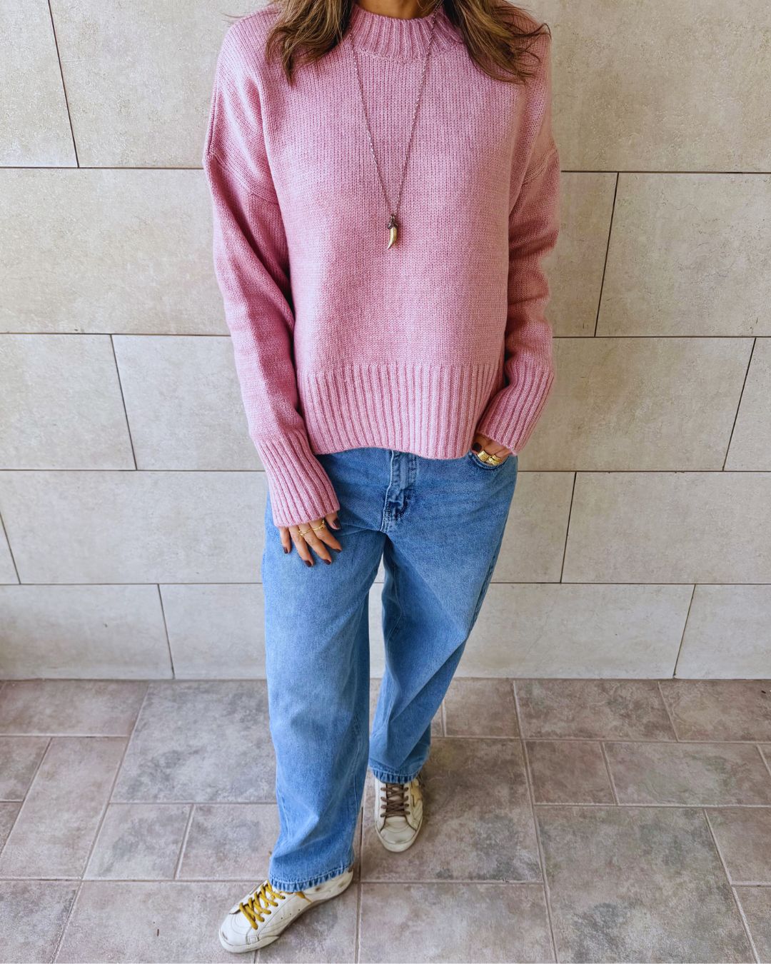 Baby Pink Soft Cozy Pullover