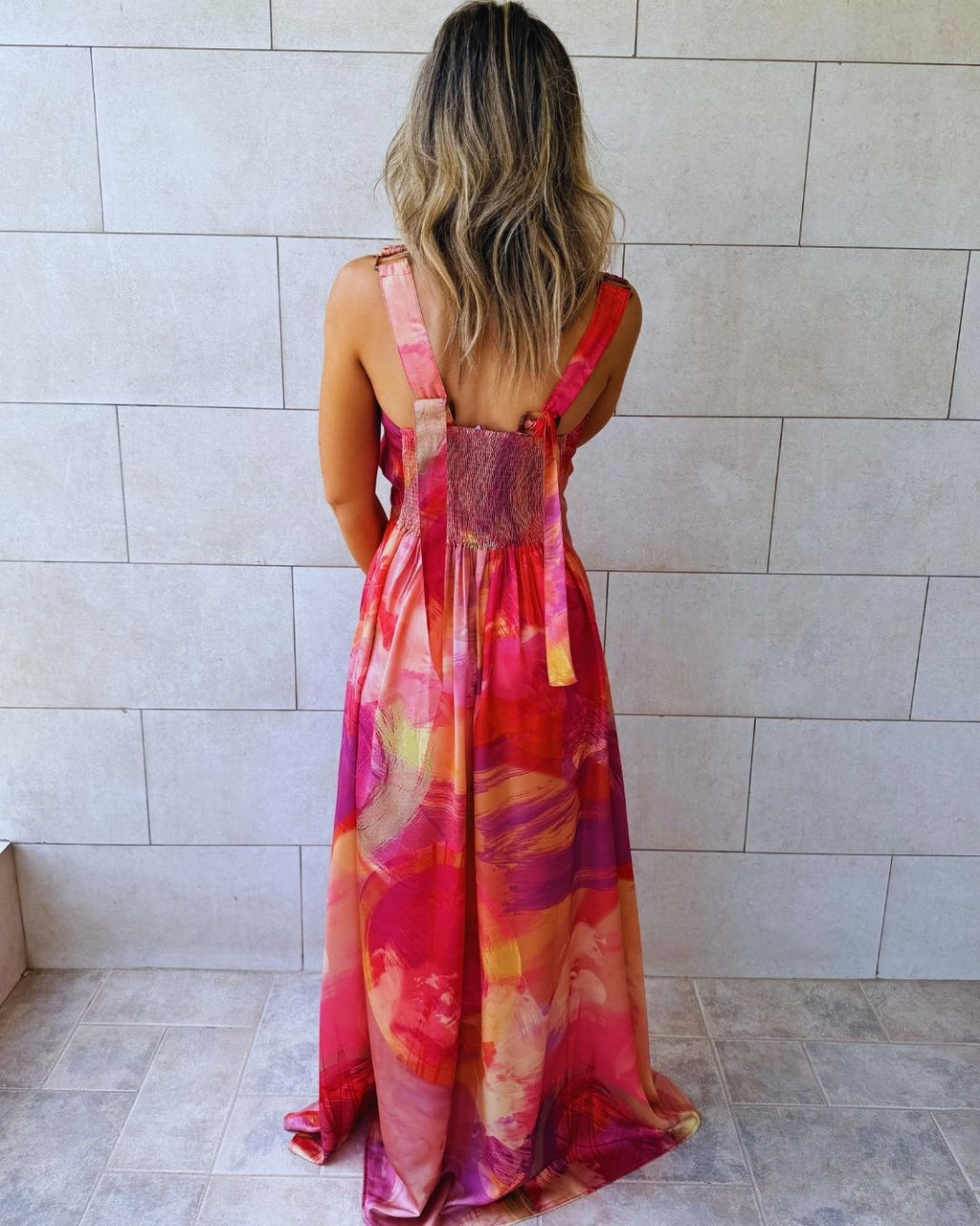 Sabbia Rosa Maxi Dress
