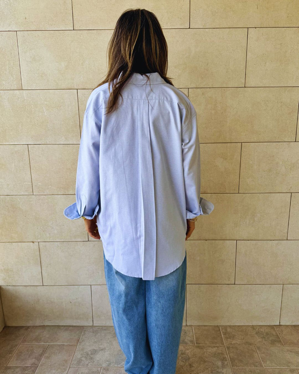 Grey Boyfriend Oxford Shirt