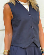 Navy Main Office Vest