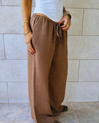 Brown Slow Sunday Pants