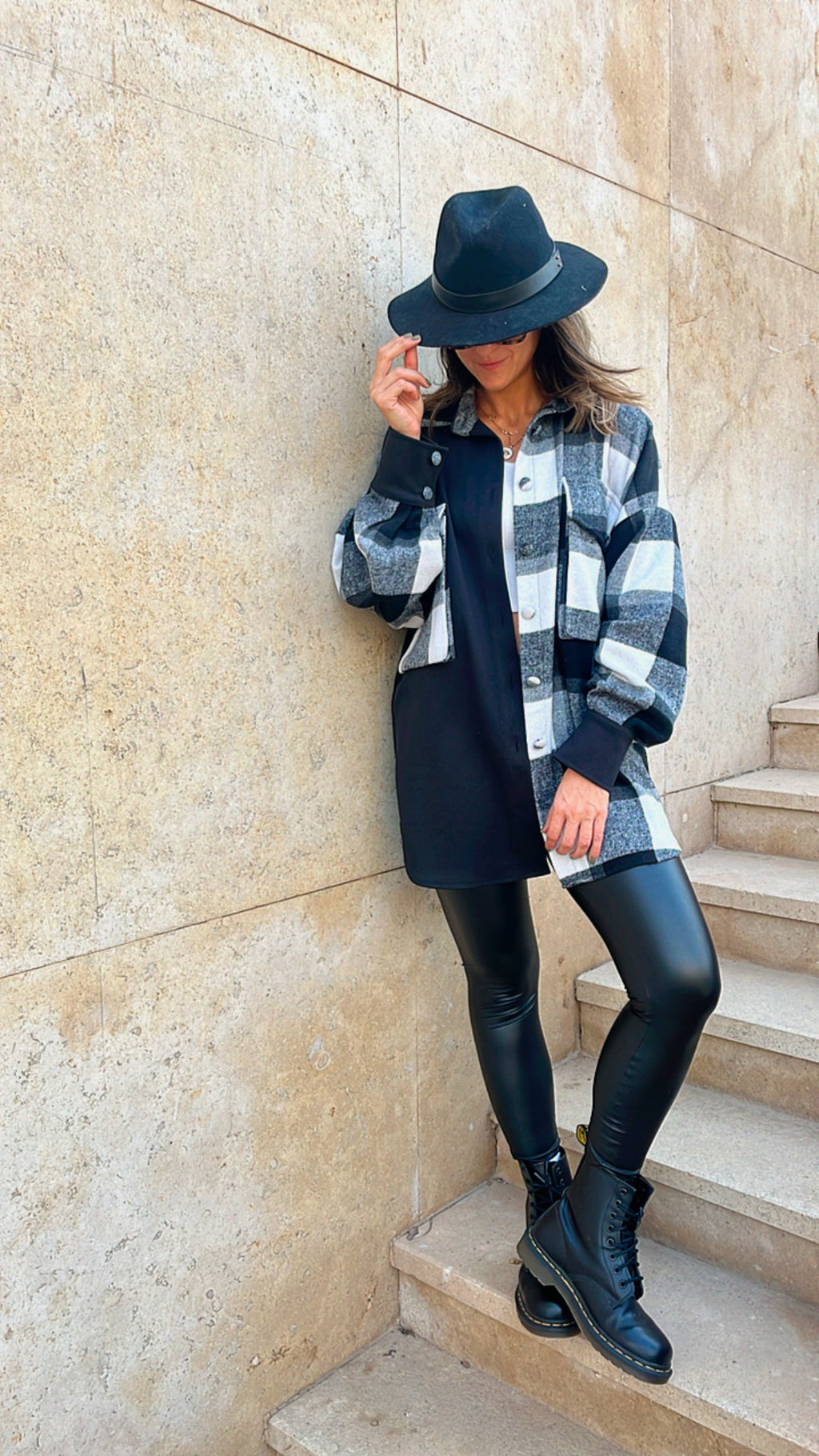 Black Never Even Flannel Shirt