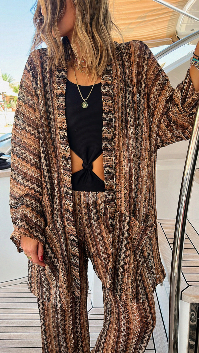 Brown Limited Edition Cardi Set