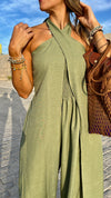Olive Two Way It’s Summer Jumpsuit