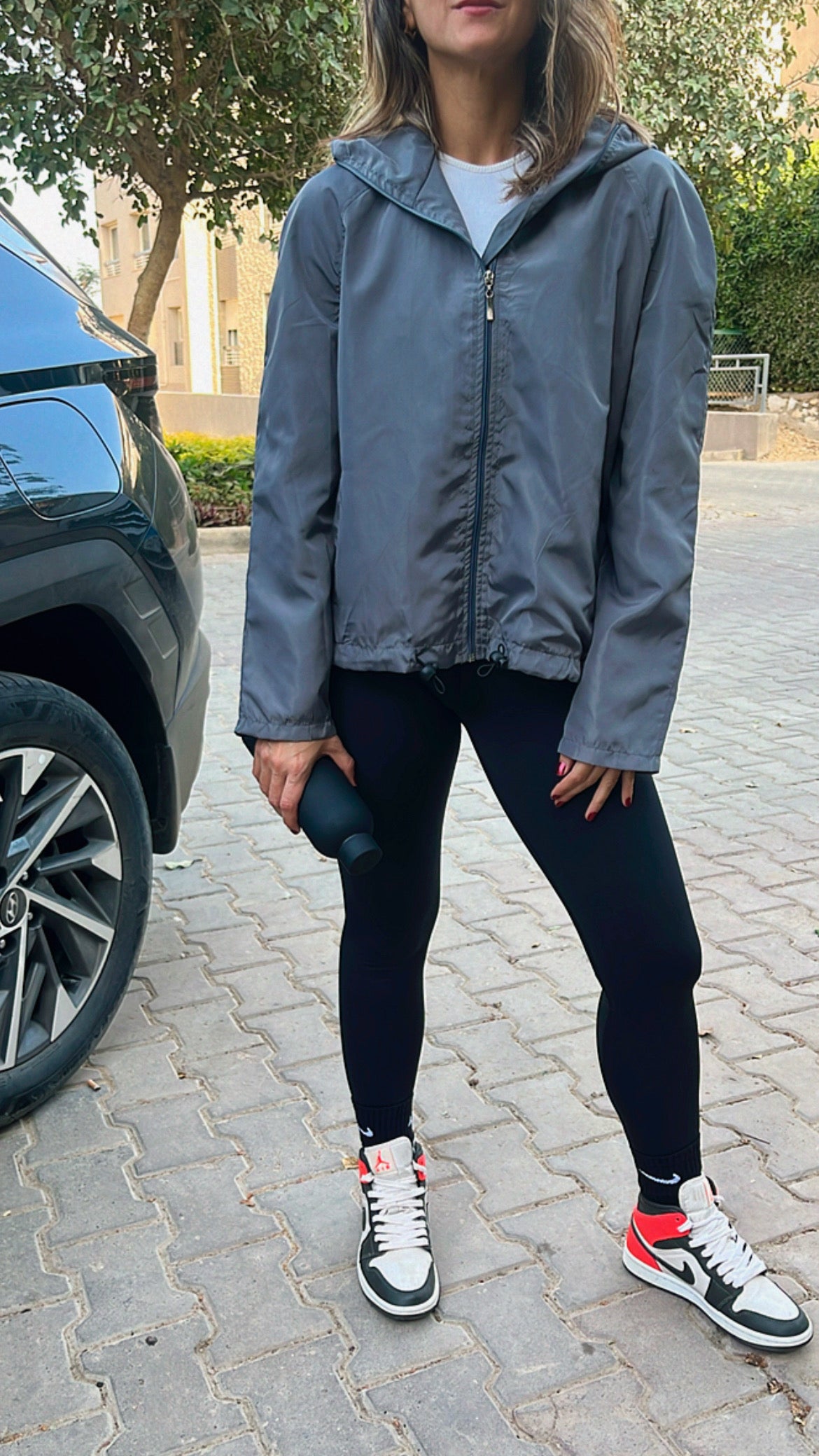 Grey Waterproof Adjustable Jacket