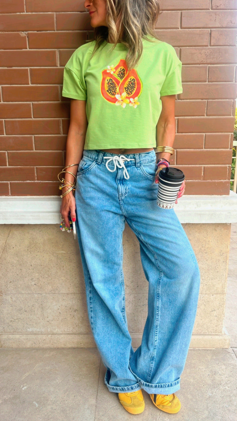 PREORDER Light Blue Rope Denim jeans