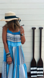 Blues Away Strapped Dress