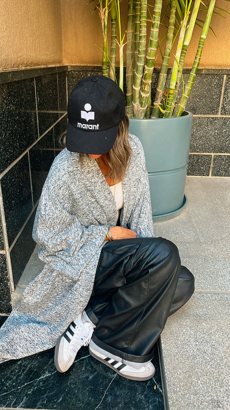 Dark Grey Cozy Cardi