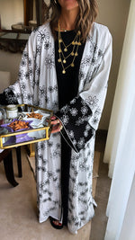 White Embroidered Kimono