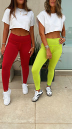 Lime Frillu Signature Leggings