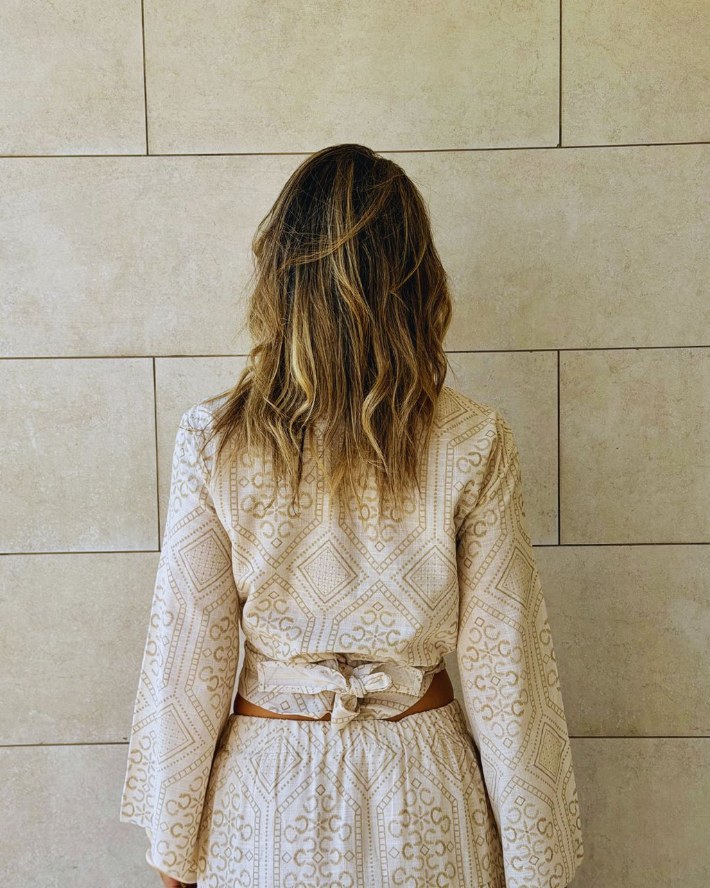 Santorini Sands Wrap Top