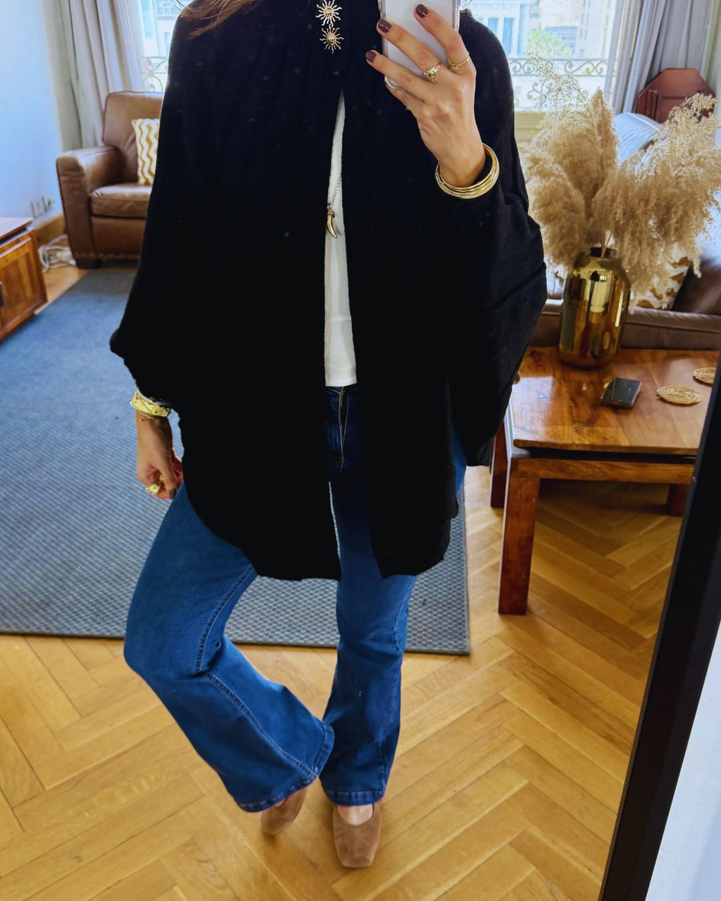 Black Soft Power Cape