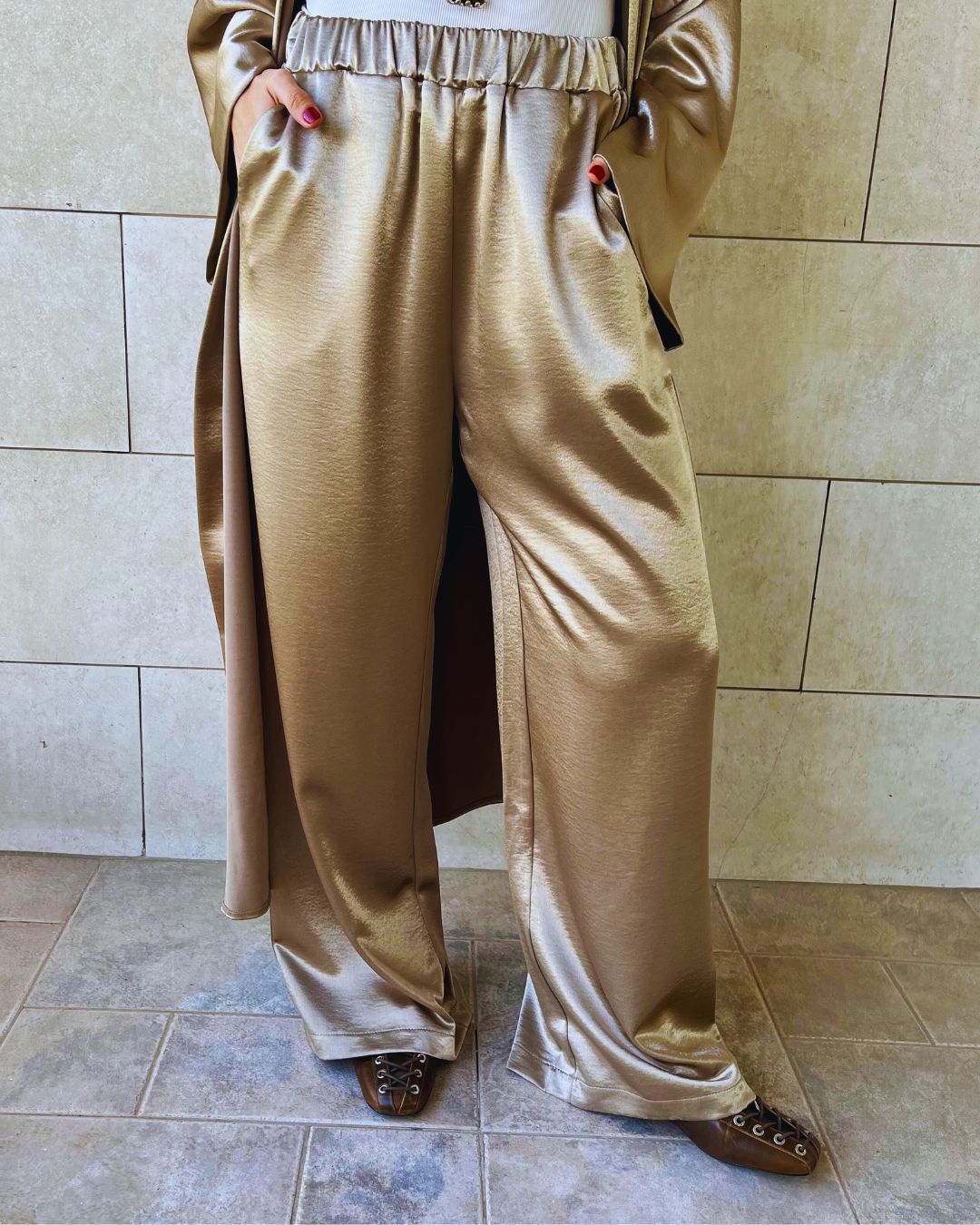 Beige After Sunset Pants