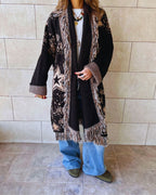 Black Nordic Star Cardigan