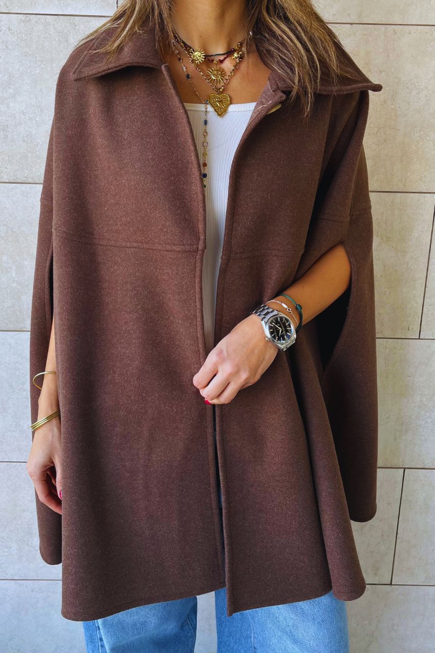 Chocolate Brown Quiet Confidence Cape