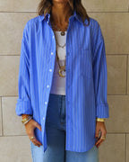 Blue Stripe Go-To Shirt