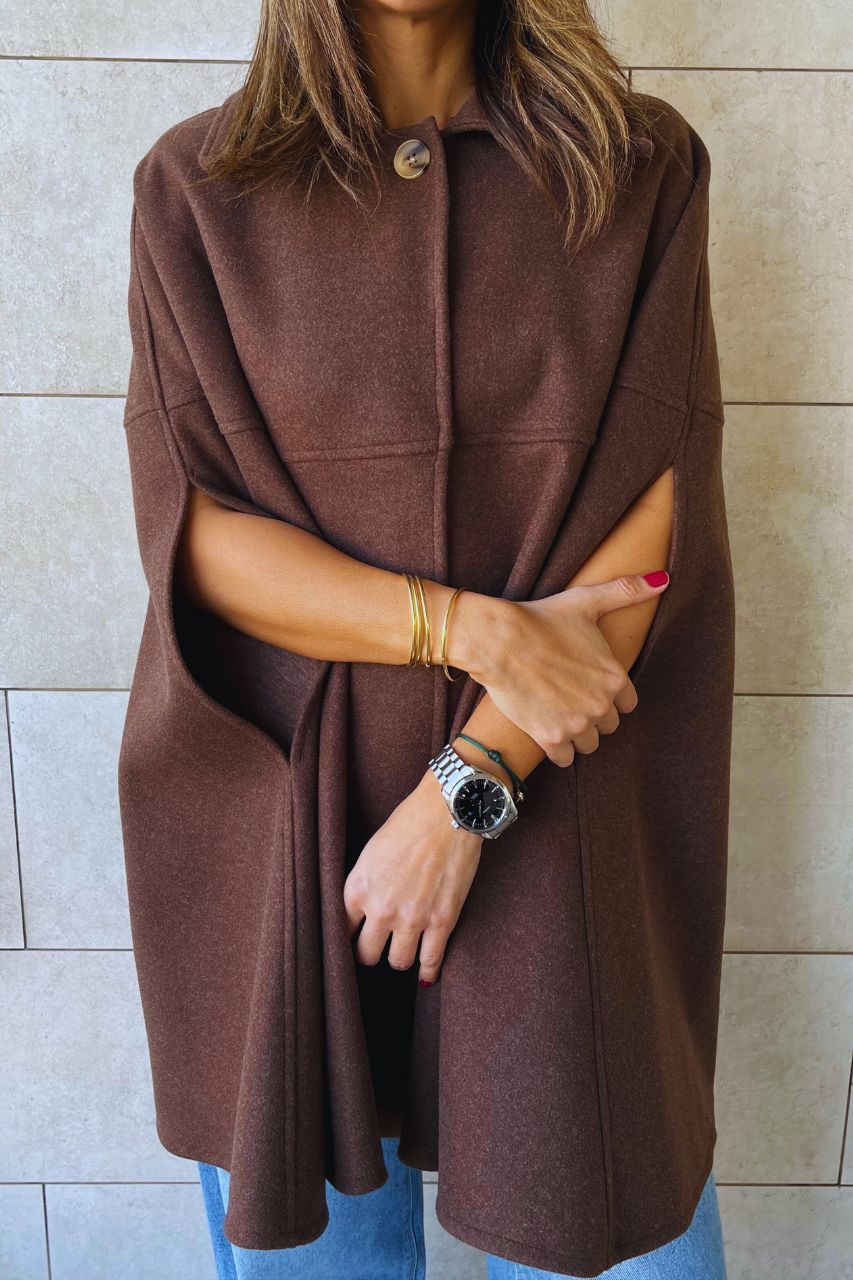 Chocolate Brown Quiet Confidence Cape