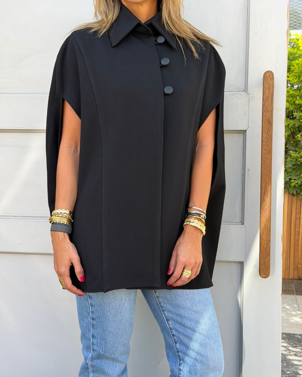 Black Confidential Cape