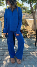 Blue Collard Up Set