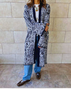 Baby Blue Royal Paisley Cardigan
