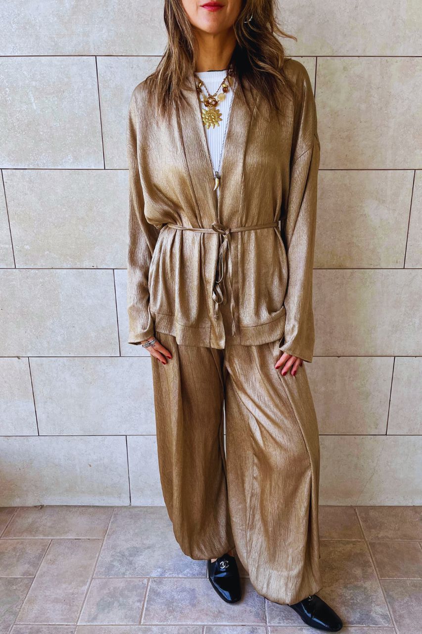 Beige Golden Hour Kimono