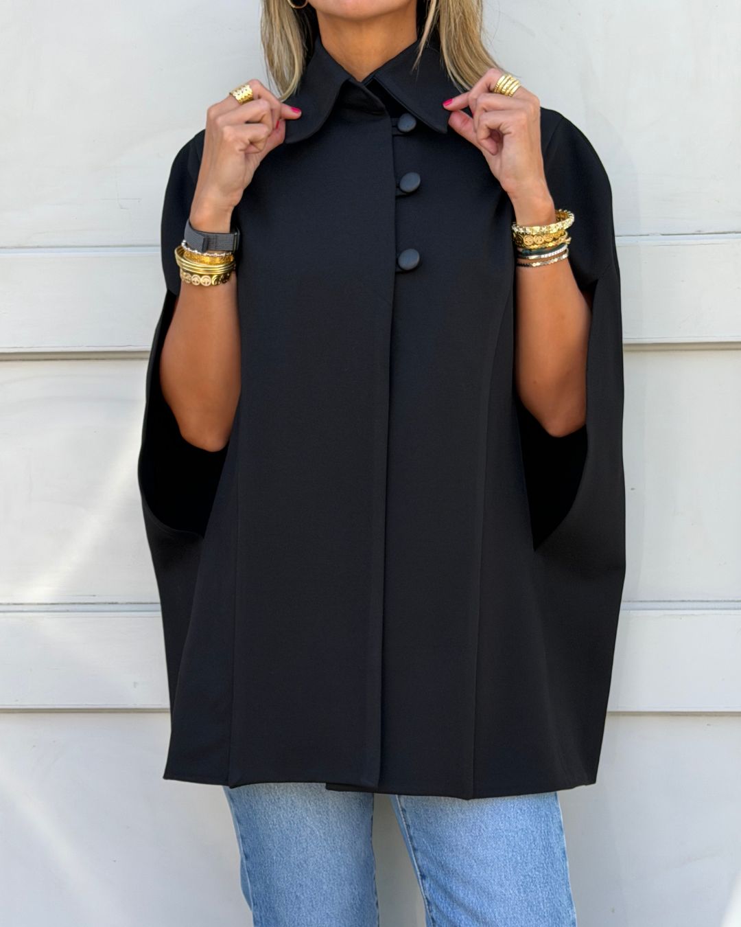 Black Confidential Cape