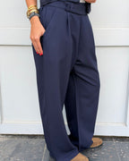 Navy Main Office Pants
