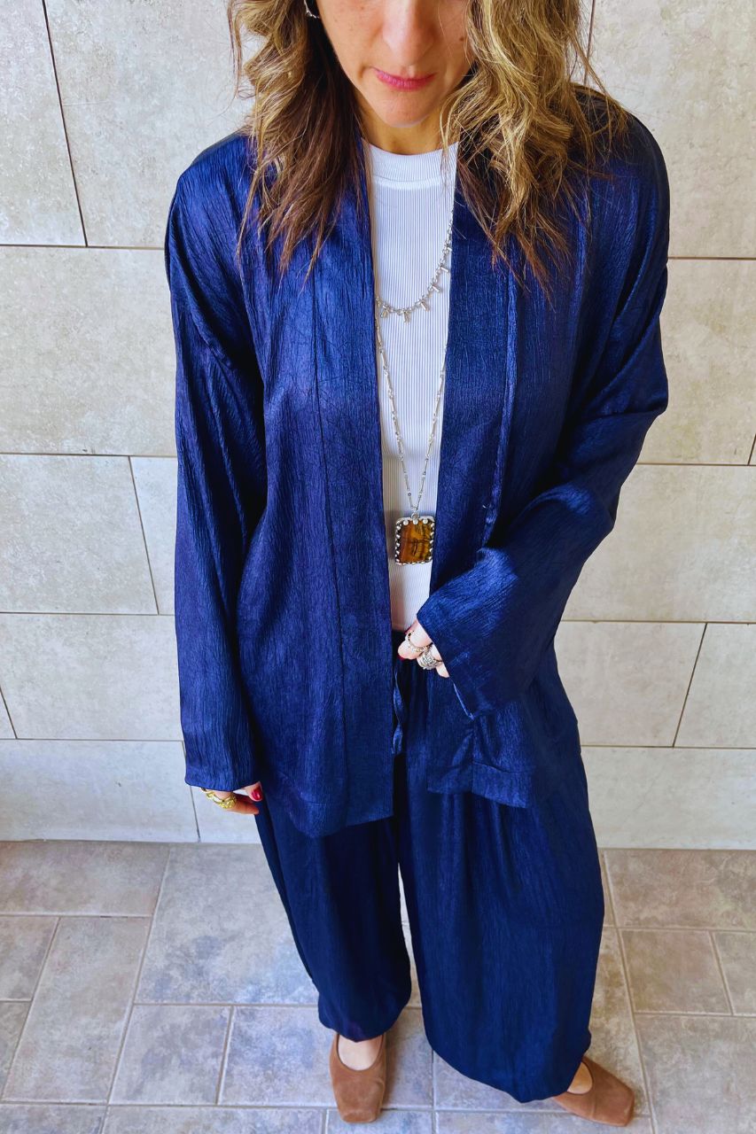Navy Golden Hour Kimono