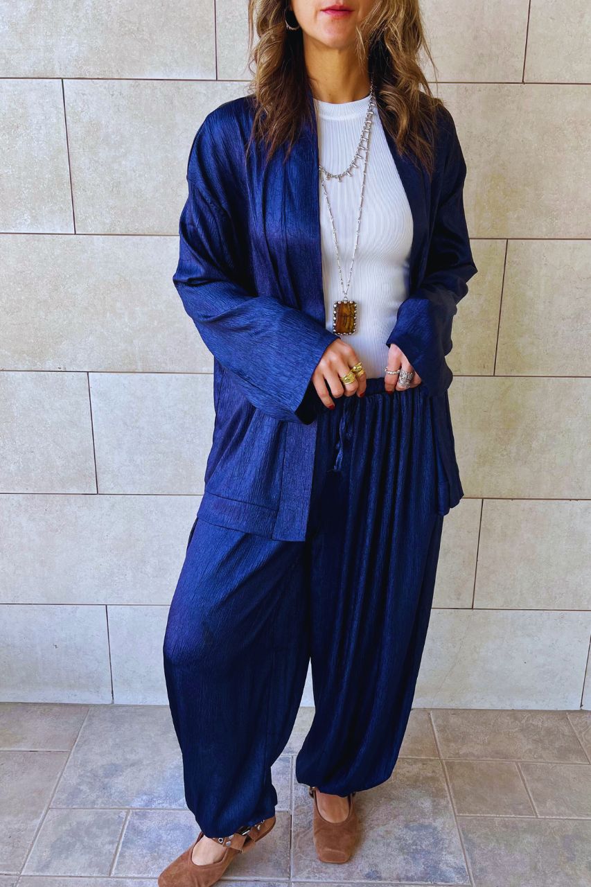 Navy Golden Hour Kimono