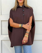 Brown Confidential Cape
