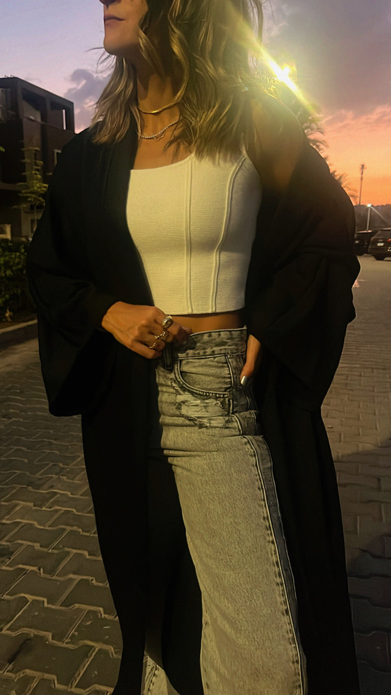 Black Cozy Cardi