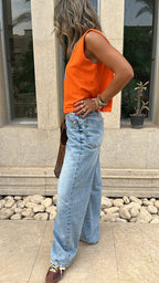 Light Blue Balloon Jeans