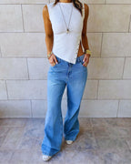 White 140 Soft Snap Top