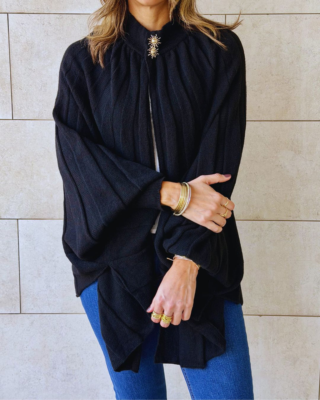 Black Soft Power Cape