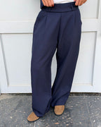 Navy Main Office Pants