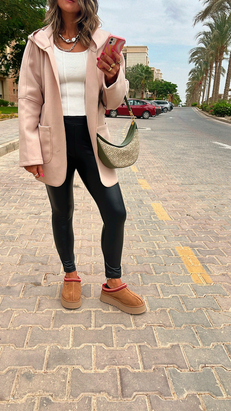 Beige Chilly Day Duster