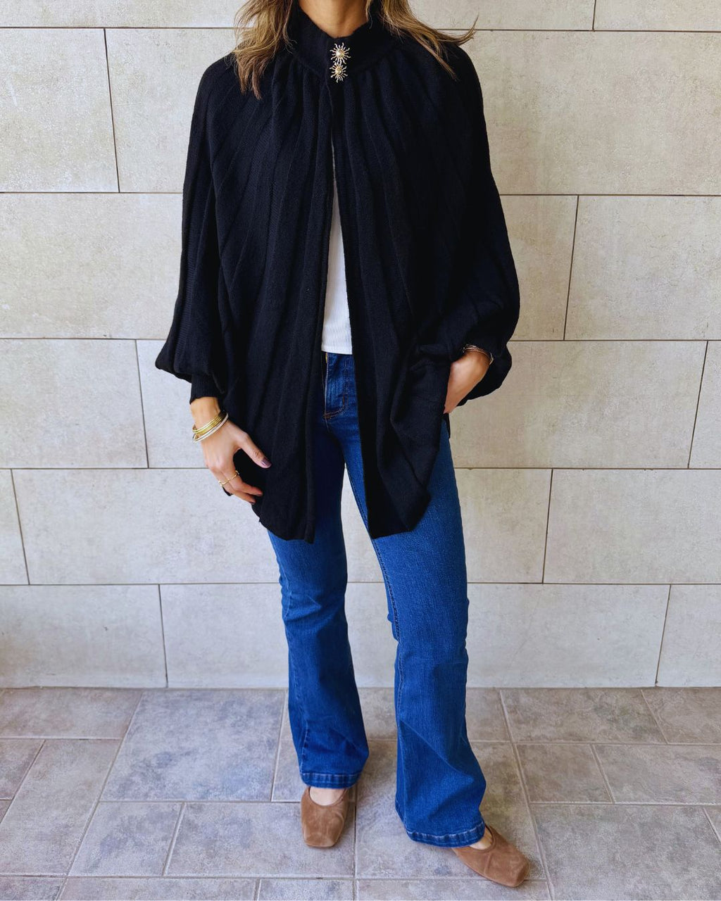 Black Soft Power Cape