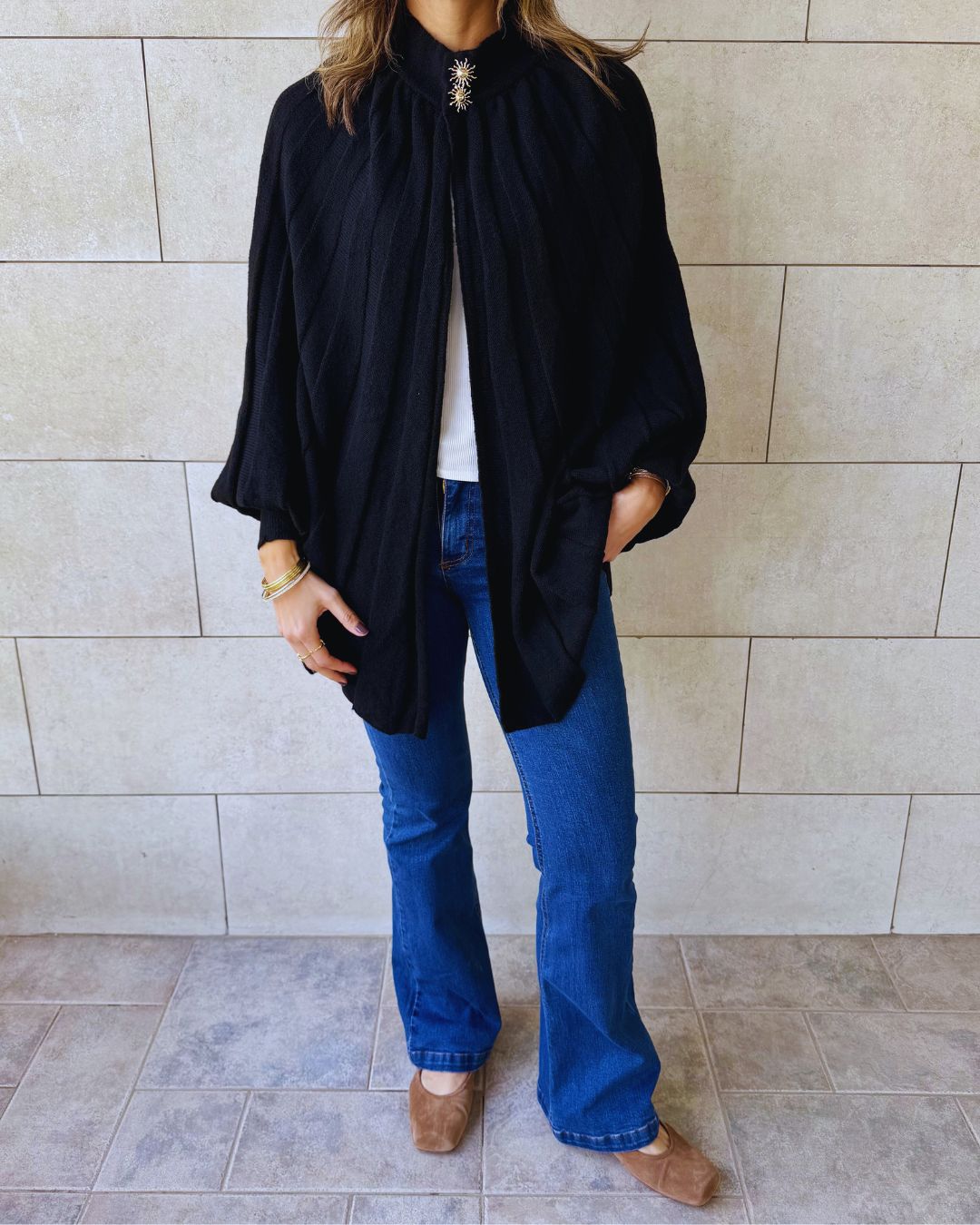 Black Soft Power Cape