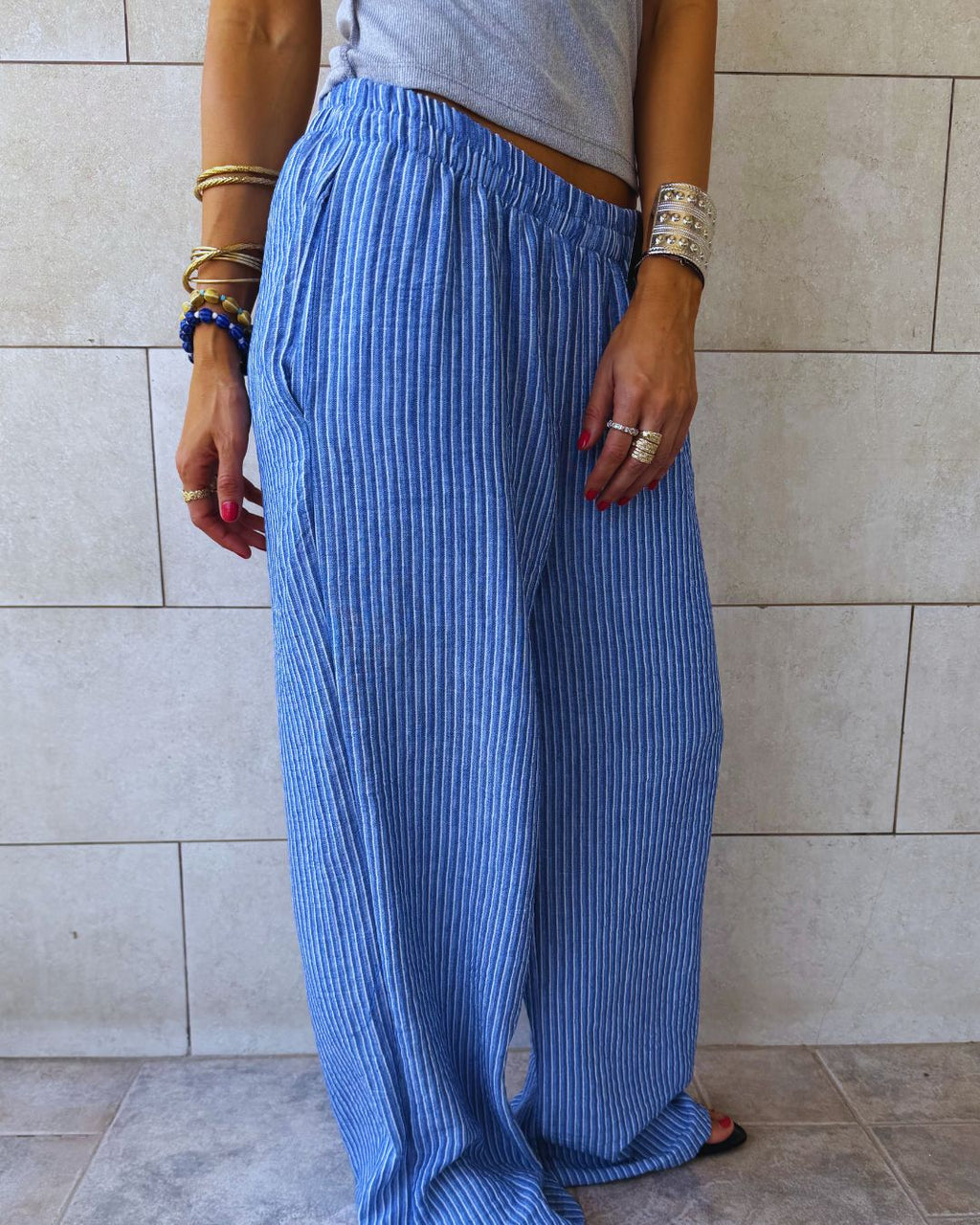 Baby Blue Easy Living Pants