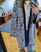 Baby Blue Royal Paisley Cardigan
