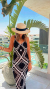 Monochrome Handmade Statement Dress